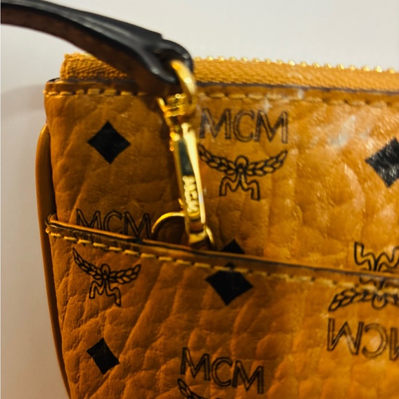 MCM Cognac Leather Logo Bag - Picture 17 of 17